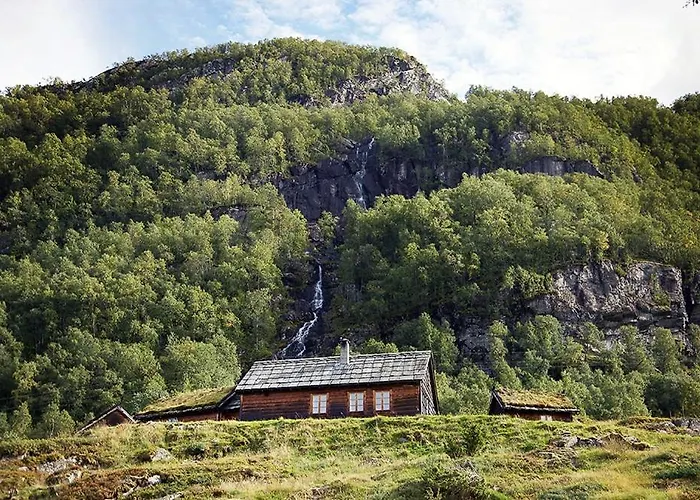 Unique Between Fjord, Waterfall And Mountain *