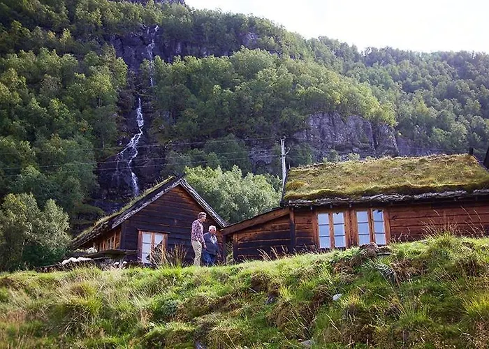 Unique Between Fjord, Waterfall And Mountain *